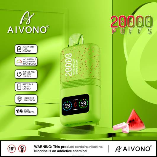 chicle de sandía Aivono AIM magic 20000 TRF482 | Aivono Mexico